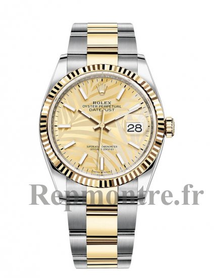 Replique Rolex Datejust 36 Rolesor combination of Oystersteel and yellow gold M126233-0038 - Cliquez sur l'image pour la fermer