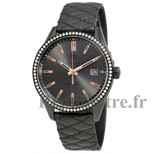 Repique de montre Tag Heuer Carrera Anthracite Cadran Dames WAR1115.FC6392 - Cliquez sur l'image pour la fermer