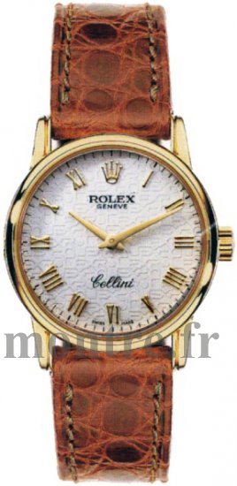 Rolex Cellini Classic Dames 18K Jaune or Quartz Réplique Montre 6111/8 - Cliquez sur l'image pour la fermer