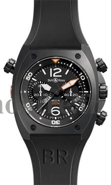 Réplique Bell & Ross Marine Chrono Homme Automatique Montre BR 02-94 Carbon - Cliquez sur l'image pour la fermer