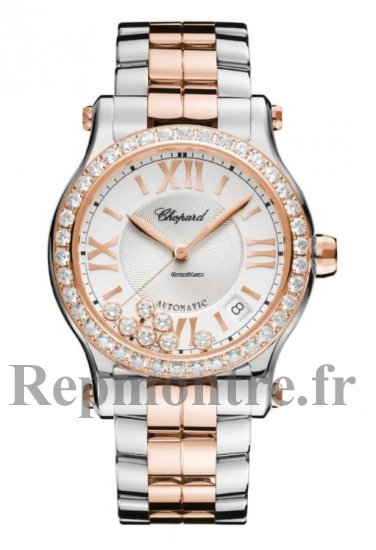 Replique Chopard Happy Sport automatique 18ct Rose-Gold Diamond 278608-6004 - Cliquez sur l'image pour la fermer