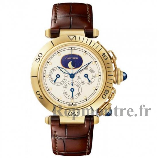 Replique Cartier Pasha De Cartier 38mm Moon PhaseWGPA0022 - Cliquez sur l'image pour la fermer