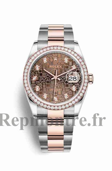 Réplique montre Rolex Datejust 36 Everose Roles 18 ct Everose 126281RBR m126281rbr-0014 - Cliquez sur l'image pour la fermer