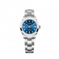 Réplique Rolex Oyster Perpetual 31 cadran bleu vif m277200-0003