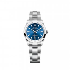 Réplique Rolex Oyster Perpetual 31 cadran bleu vif m277200-0003