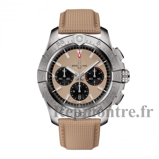 Breitling Avenger B01 Chronographe 44mm Montre Replique Homme Cuir Beige AB0147101A1X1 - Cliquez sur l'image pour la fermer