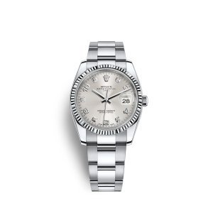 qualite superieure Réplique Rolex Date 34 Oystersteel M115234-0012