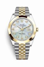 Réplique de montre Rolex Datejust 41 Jaune Roles jaune 18 ct 126303 m126303-0018