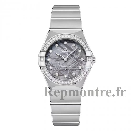 Montre Copie Omega Constellation 28 mm pour femme Violet O13115286099001 - Cliquez sur l'image pour la fermer