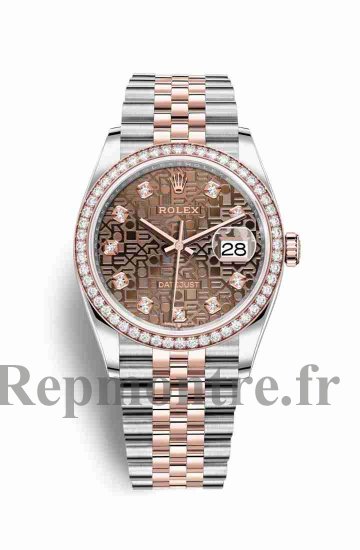 Réplique montre Rolex Datejust 36 Everose Roles 18 ct Everose 126281RBR m126281rbr-0013 - Cliquez sur l'image pour la fermer