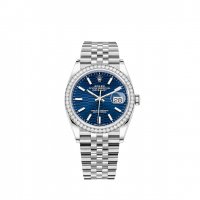 Replique Rolex Datejust 36 Rolesor combination of Oystersteel and 18 ct white gold M126284RBR-0041