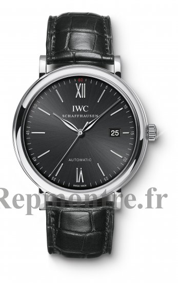 Réplique IWC Portofino Automatique Noir Dial hommes Montre IW356502 - Cliquez sur l'image pour la fermer