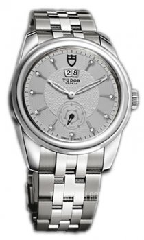 Réplique Tudor GLAMOUR DOUBLE DATE NOIR / ACIER ?42 MM 57000-68070-BDIDS