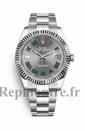 Réplique de montre Rolex Datejust 41 blanc Roles blanc 126334 m126334-0021 - Cliquez sur l'image pour la fermer