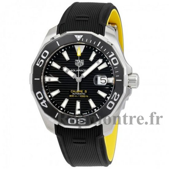 Tag Heuer Aquaracer Cadran Noir Automatique WAY201A.FT6069 Homme Repliuqe Montre - Cliquez sur l'image pour la fermer