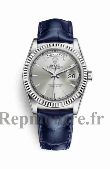 Réplique montre Rolex Day-Date 36 blanc 118139 m118139-0097 - Cliquez sur l'image pour la fermer