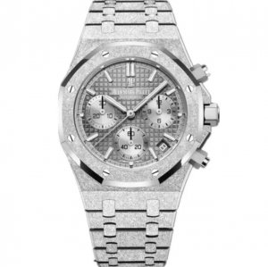 Replique Audemars Piguet Royal Oak Chronograph 41 Frosted White Gold 26239BC.GG.1224BC.01