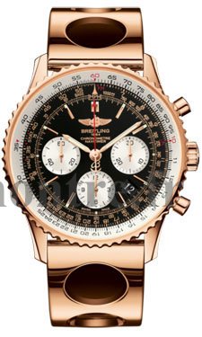 Réplique Breitling Navitimer 01 Or rose Air Racer Bracelet RB012012/BA49 - Cliquez sur l'image pour la fermer