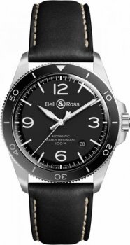 Réplique de montre Bell & Ross Vintage BR V2-92 Acier Noir