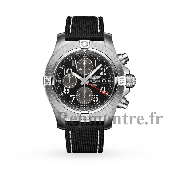 Breitling Avenger Chronographe GMT 45 Acier inoxydable Bracelet en cuir Copie montre A24315101B1X2 - Cliquez sur l'image pour la fermer