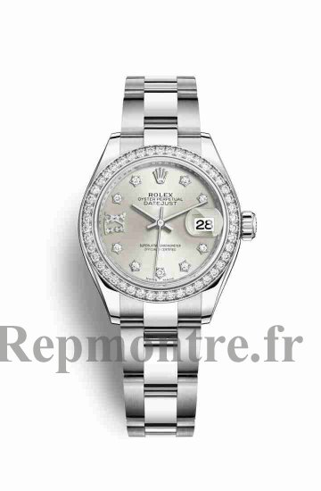 Réplique montre Rolex Datejust 28 Blanc Role en blanc 279384RBR m279384rbr-0022 - Cliquez sur l'image pour la fermer