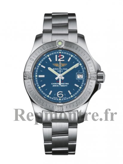 qualite superieure Réplique Breitling Colt 33 Quartz Cadran bleu Acier pour femme A7738811/C908-175A - Cliquez sur l'image pour la fermer