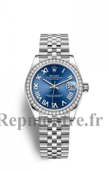 Replique Montre Rolex Datejust 31 OysterAcier and Blanc Or M278384RBR-0037 - Cliquez sur l'image pour la fermer