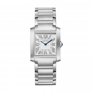 Cartier Tank Frannaise Replique montre Medium Quartz Acier WSTA0074