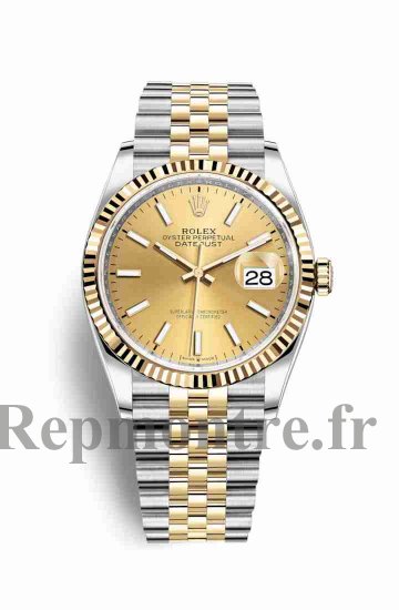 Réplique montre Rolex Datejust 36 Jaune Roles jaune 18 ct 126233 m126233-0015 - Cliquez sur l'image pour la fermer