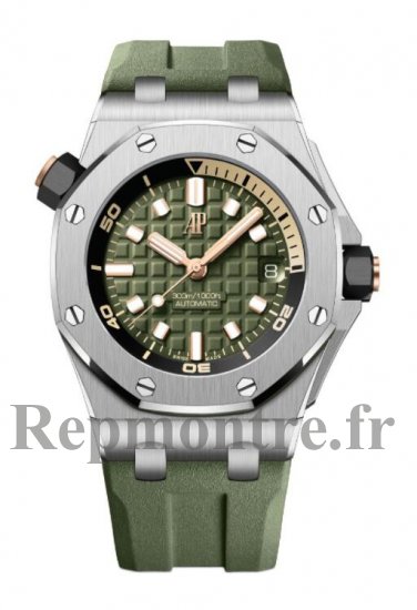 Replique Audemars Piguet Royal Oak Offshore Diver Acier inoxydable Green 15720ST.OO.A052CA.01 - Cliquez sur l'image pour la fermer