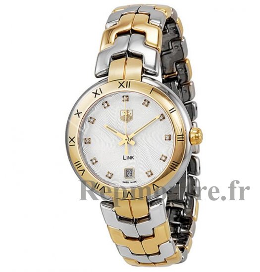 Tag Heuer Link Dames diamant 18 kt Gold Inoxydable Acier Dames WAT1350.BB0957 - Cliquez sur l'image pour la fermer