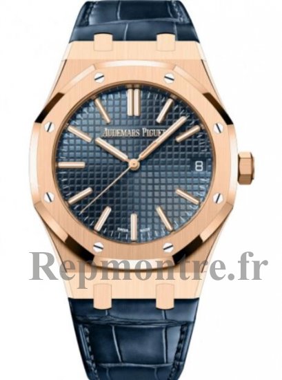 Replique Montre Audemars Piguet Royal Oak Automatique 50e Anniversaire Or Rose 41mm 15510OR.OO.D315CR.01 - Cliquez sur l'image pour la fermer