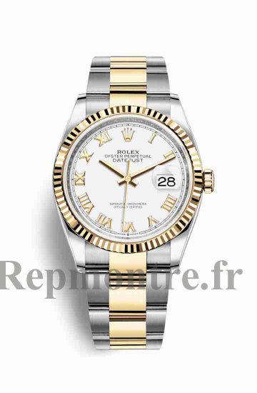 Réplique montre Rolex Datejust 36 Jaune Roles jaune 18 ct 126233 m126233-0030 - Cliquez sur l'image pour la fermer