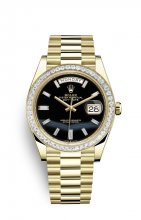 Replique Rolex Day-Date 40 18 ct Jaune Or and Diamants M228398TBR-0038