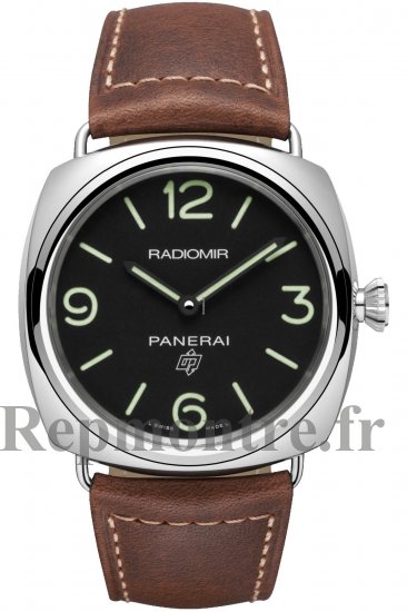 Réplique Radiomir Base 3 Days 45MM Bracelet Cadran Noir Homme PAM00753 - Cliquez sur l'image pour la fermer