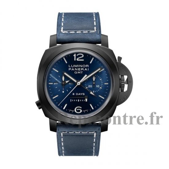 Replique Panerai Luminor Chrono Monopulsante 8 Days GMT Blu Notte PAM01135 replica - Cliquez sur l'image pour la fermer