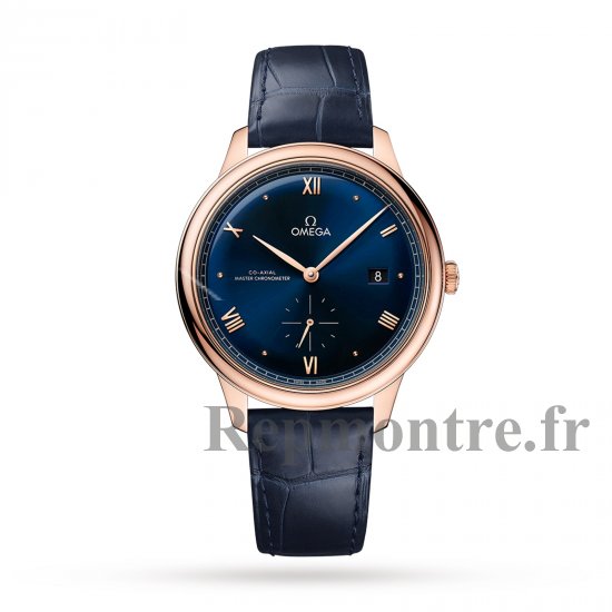 Omega De Ville Prestige Co-Axial Master Chronometer Petite Seconde 41mm Replique montre Homme Bleu O43453412003001 - Cliquez sur l'image pour la fermer