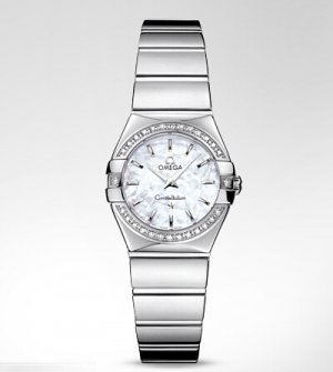 Réplique Omega Constellation Polished Quartz diamants Montre 123.15.24.60.05.002