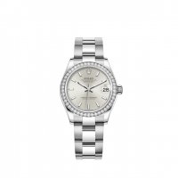 Réplique Rolex Datejust 31 White Rolesor combination of Oystersteel 18 ct gold M278384RBR-0015