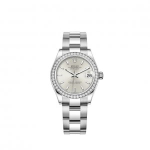 Réplique Rolex Datejust 31 White Rolesor combination of Oystersteel 18 ct gold M278384RBR-0015