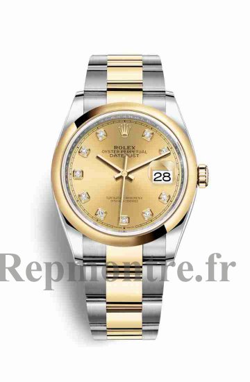 Réplique montre Rolex Datejust 36 Jaune Roles jaune 18 ct 126203 m126203-0018 - Cliquez sur l'image pour la fermer