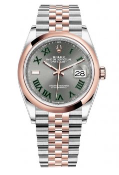 Replique Rolex Datejust 36 Rolesor Oystersteel and Everose gold M126201-0029 montre