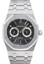 Réplique Audemars Piguet Royal Oak Day-Date, Noir Dial-Inoxydable Acier on Bracelet 26330.ST.OO.1220ST.01