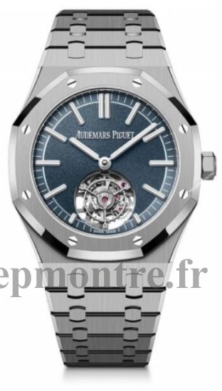 Replique Audemars Piguet Royal Oak Tourbillon Volant Automatique Titane 41mm Bleue 26730TI.OO.1320TI.01 - Cliquez sur l'image pour la fermer