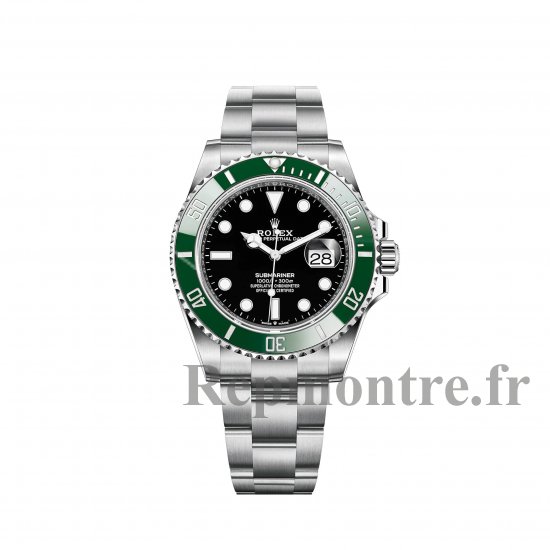 Réplique Rolex Submariner Date Oystersteel Vert Cerachrom Lunette 41mm - Cliquez sur l'image pour la fermer