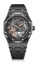 Replique Audemars Piguet Royal Oak 41 Double Balance Wheel Openworked Black Ceramic 15416CE.OO.1225CE.01