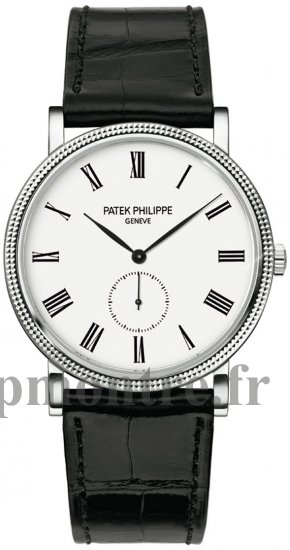 Réplique Patek Philippe Calatrava Blanc Or 5116G-001 - Cliquez sur l'image pour la fermer