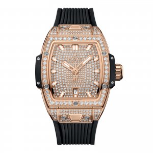 Hublot Spirit Of Big Bang King Gold Full Pave 32 mm Replique montre unisexe 682.OX.9000.RX.1604