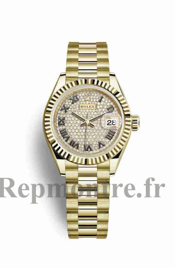 Réplique montre Rolex Datejust 28 jaune 18 ct 279178 Cadran de m279178-0031 - Cliquez sur l'image pour la fermer