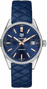 Réplique de montre Tag Heuer Carrera marine cadran lunette dames WAR1114.FC6391 - Cliquez sur l'image pour la fermer